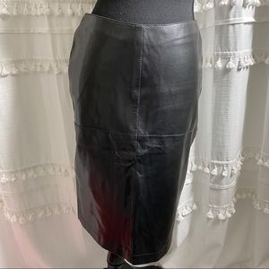 Top shop faux leather skirt